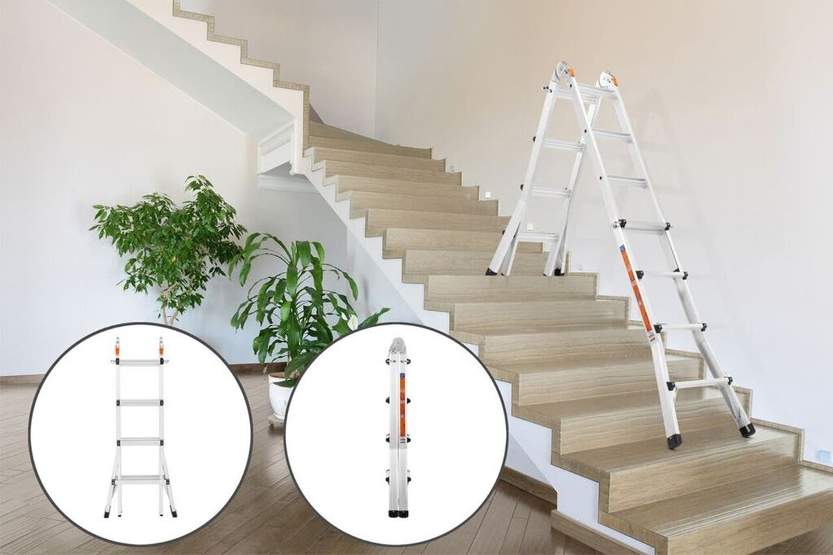 Buy Certa 4.49m Ultimate Multipurpose Telescopic Ladder at Mighty Ape NZ