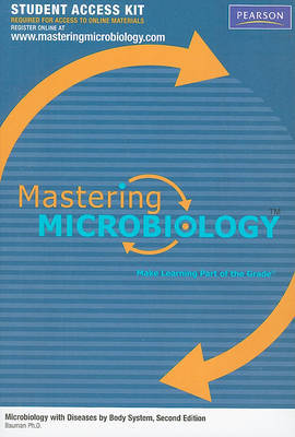 MasteringMicrobiology Student Access Code Card for Microbiology with Diseases by Body System image