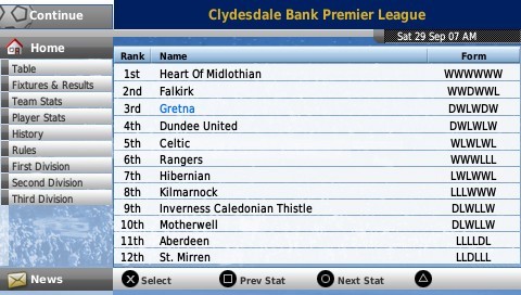 Football Manager Handheld 2008 for PSP image