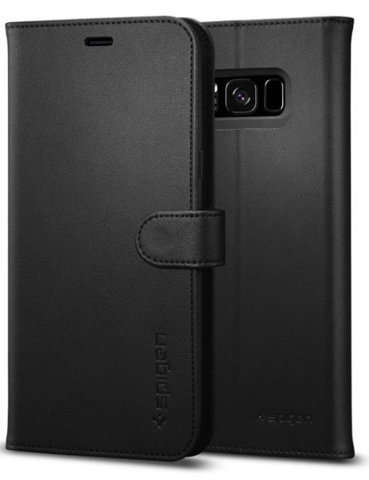 Spigen Galaxy S8 Premium Wallet Case Black