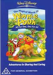 Winnie The Pooh - Volume 1 :  All For One, One For All on DVD