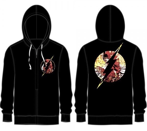 DC Comics: Flash Logo Zip Up Hoodie (Small) image