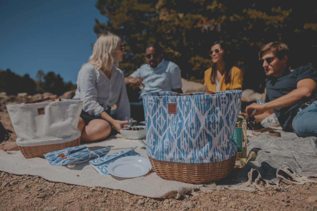 Picnic Time: Promenade Picnic Basket (Morrocan Watercolor) image