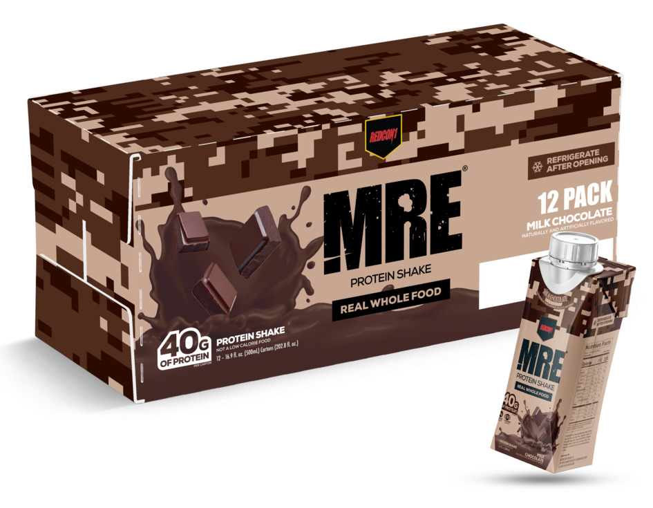 Buy Redcon1 MRE READYTODRINK (RTD) PROTEIN SHAKE 12Pack Milk