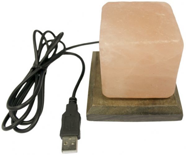 USB Mini Salt Lamp Square (Multi LED) at Mighty Ape NZ