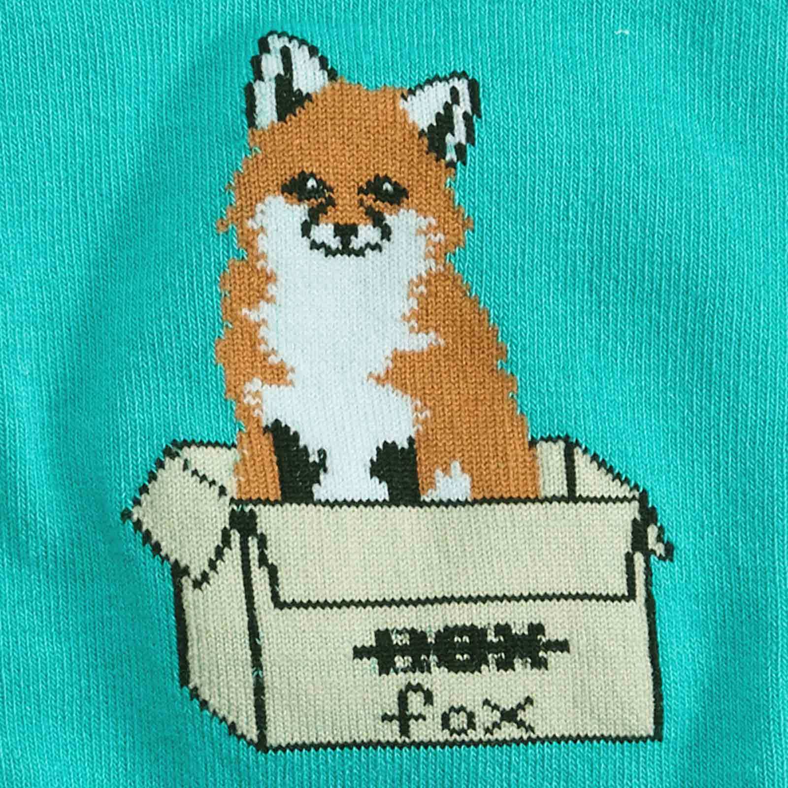 Women's - Foxes In Boxes Knee High Socks image