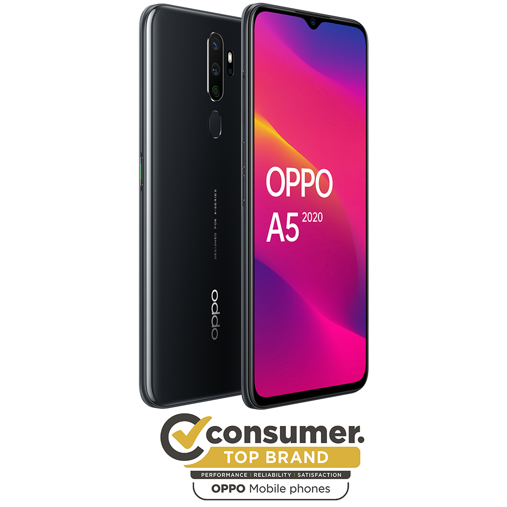 OPPO A5 2020 - Mirror Black | at Mighty Ape NZ