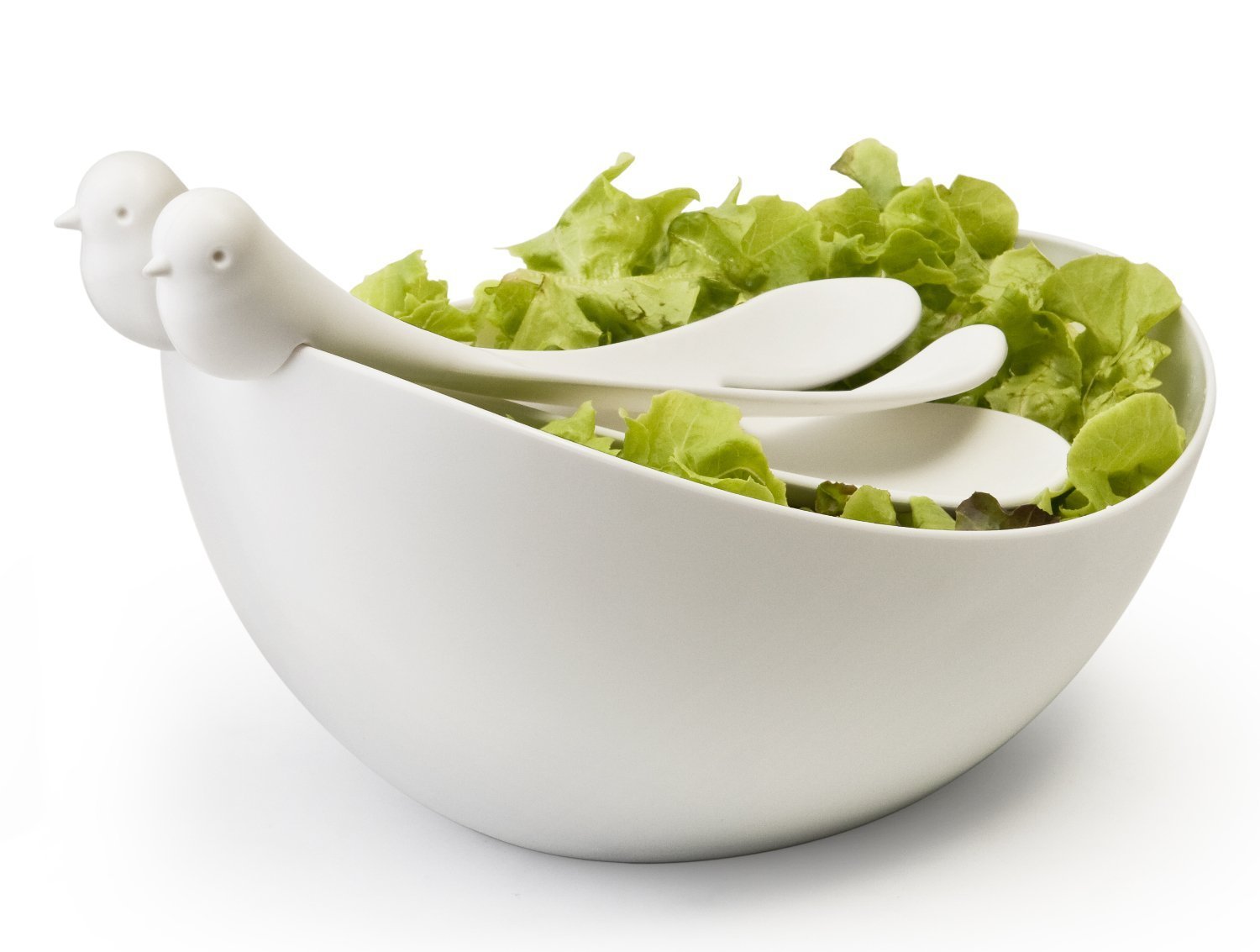 Qualy Sparrow Salad Bowl With Servers image