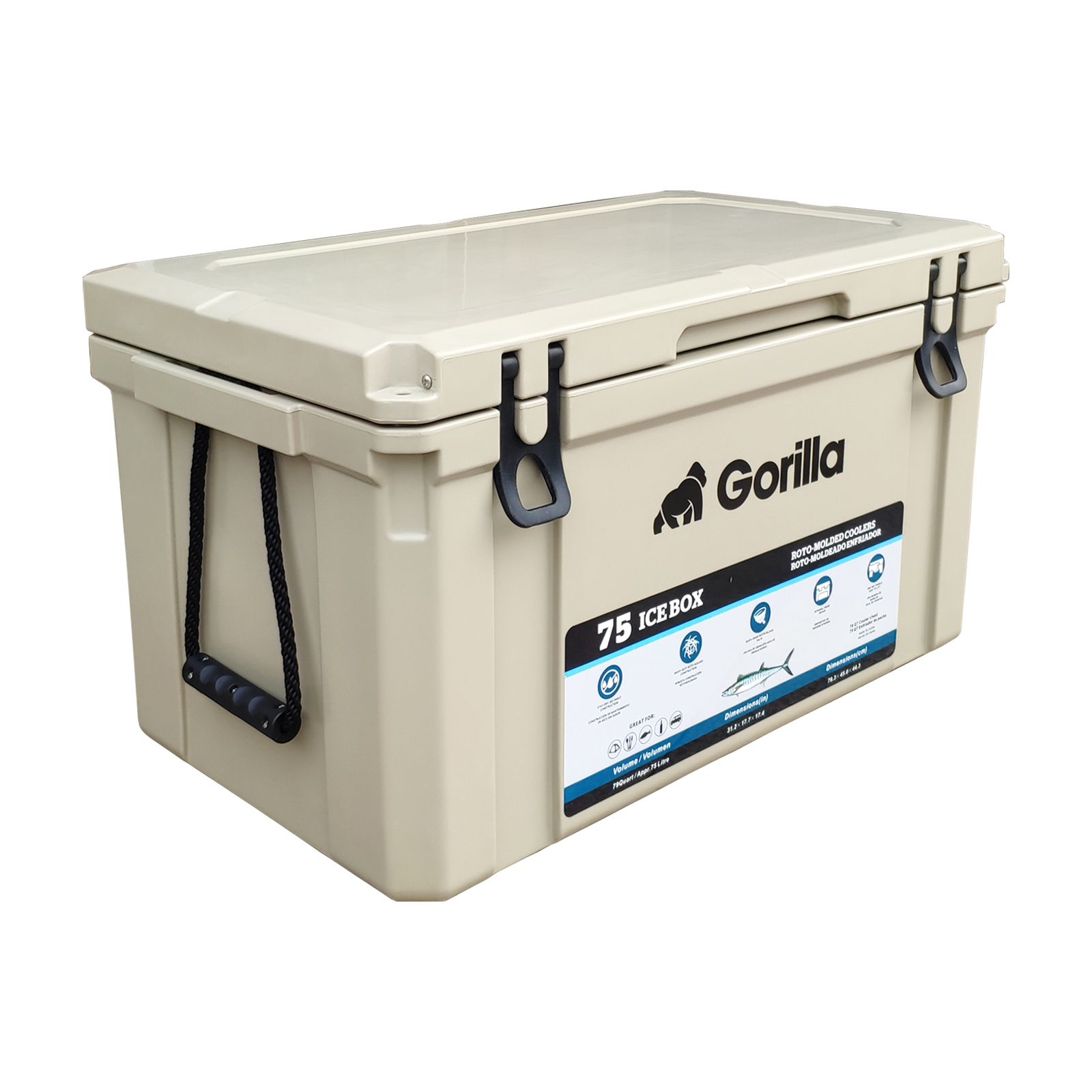 Gorilla Heavy Duty Ice Box Chilly Bin 75L image