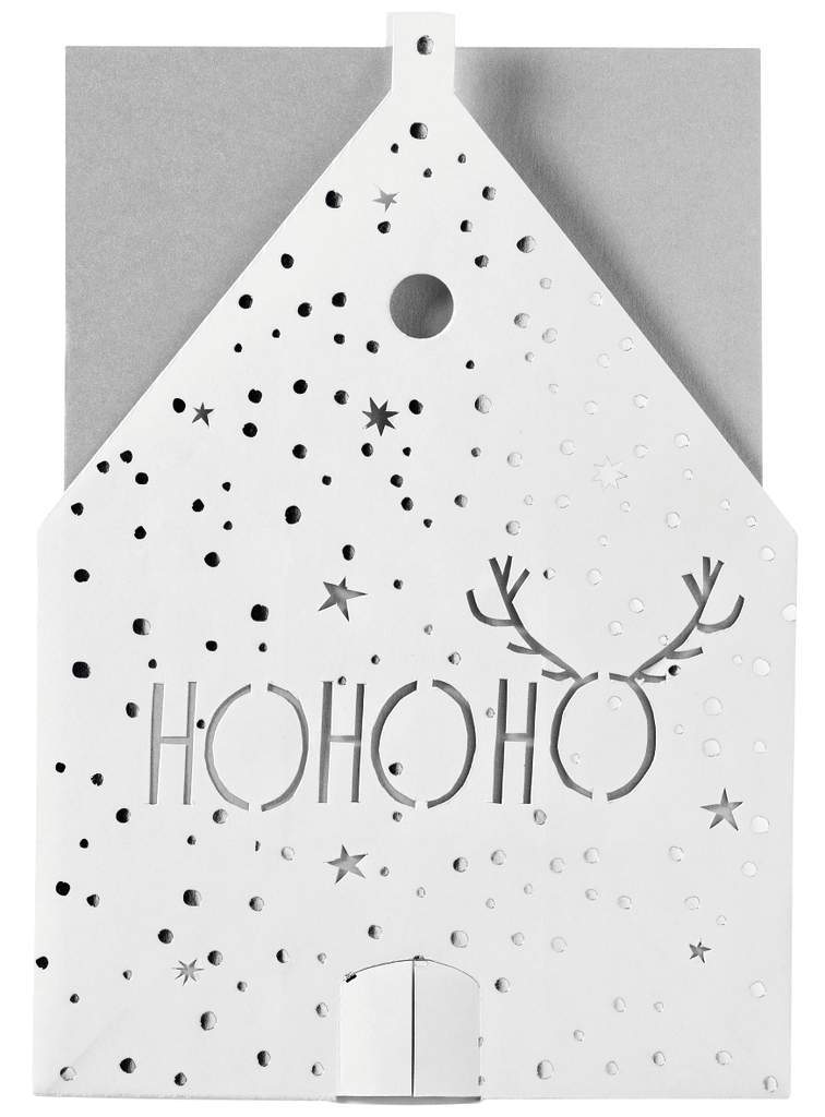 Ho Ho Ho Paper Light - Bag Card image