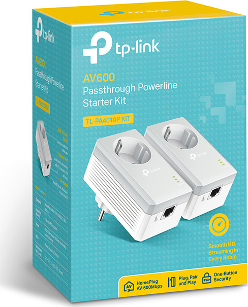 TP-Link AV600 Passthrough Powerline Adapter Starter Kit image