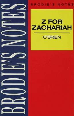 O'Brien: Z for Zachariah by John P. Jenkins image