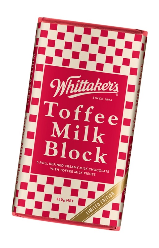 Whittakers Block Toffee Milk (250g) at Mighty Ape NZ