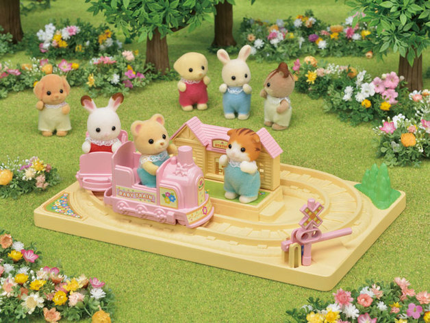 sylvanian families baby train