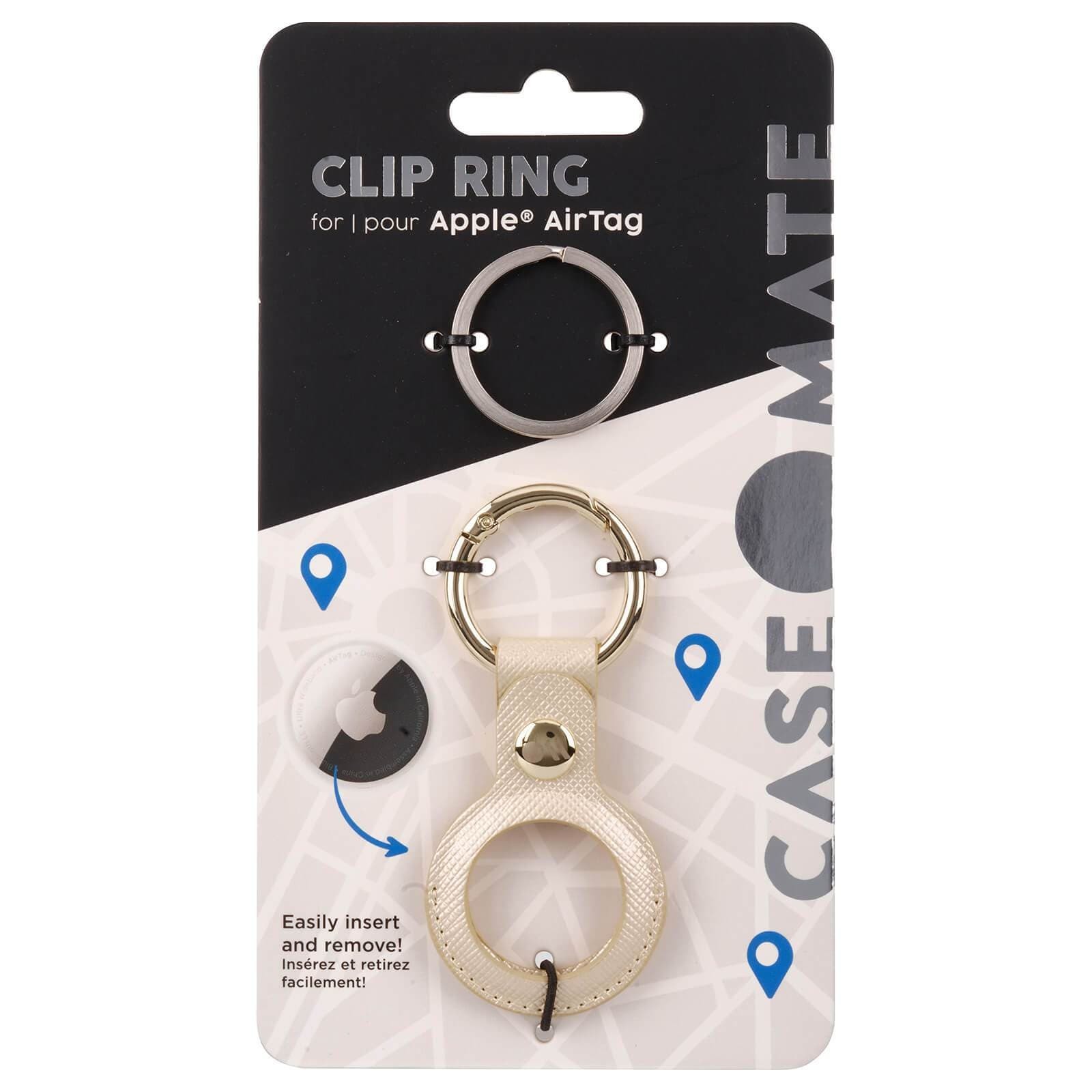 Casemate AirTag Clip Ring Gold at Mighty Ape Australia