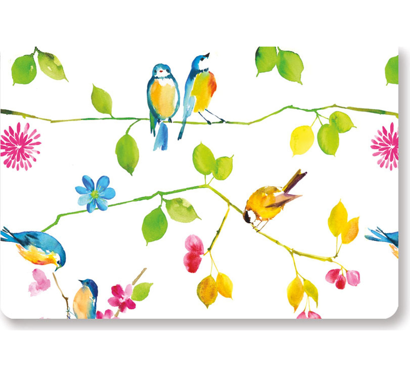 Watercolor Birds Note Cards (14 Cards/Envelopes) image