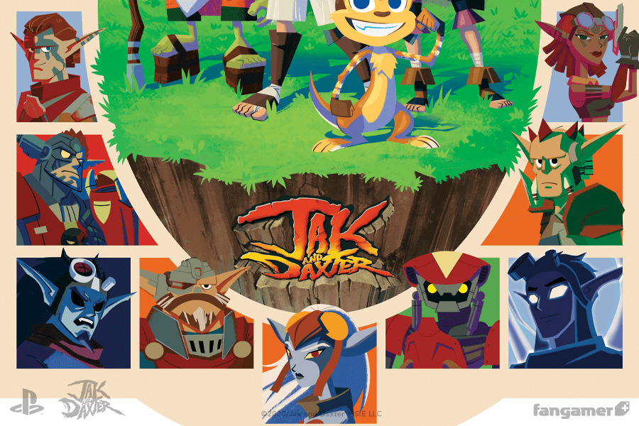 Jak and Daxter: Heroes vs. Villains (18"x24") - Art Print image