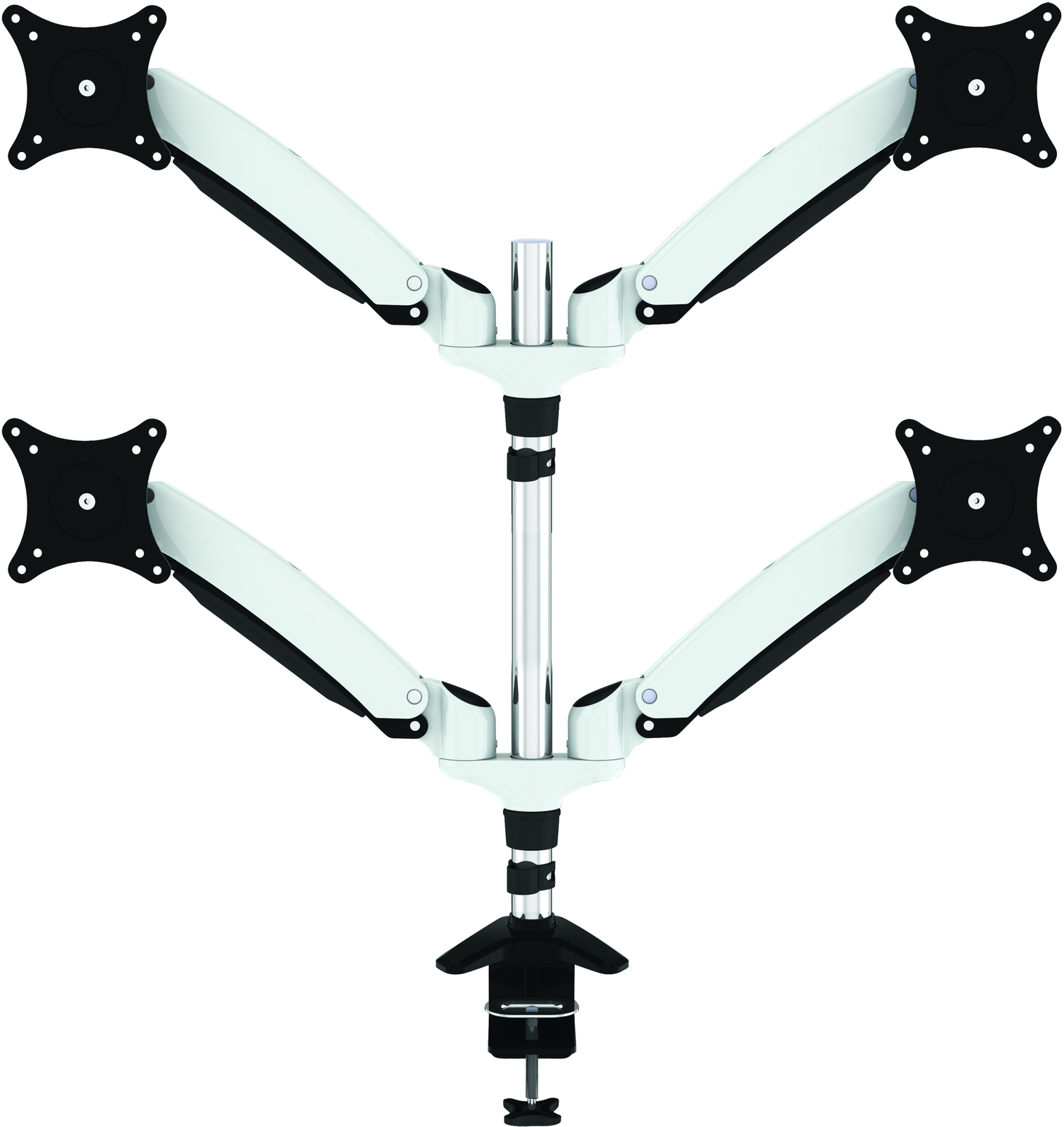 Gorilla Arms Quadruple Spring Powered Monitor Mount at Mighty Ape NZ