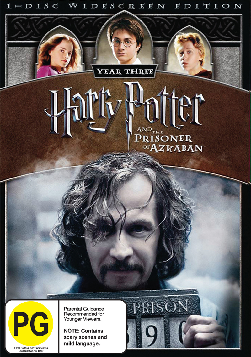 Harry Potter and the Prisoner of Azkaban - 1 Disc (New Packaging) on DVD image