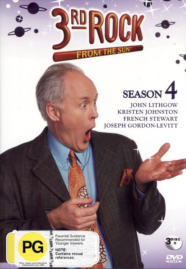 3rd Rock From The Sun Season 4 (3 Disc) on DVD image
