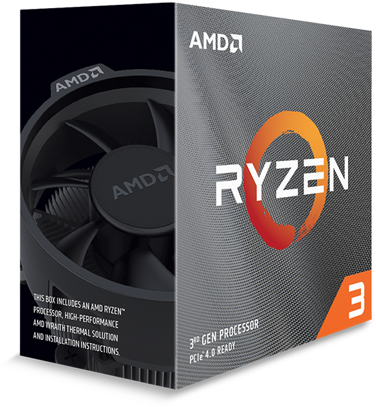 AMD Ryzen 3 3300X 4-Core CPU image