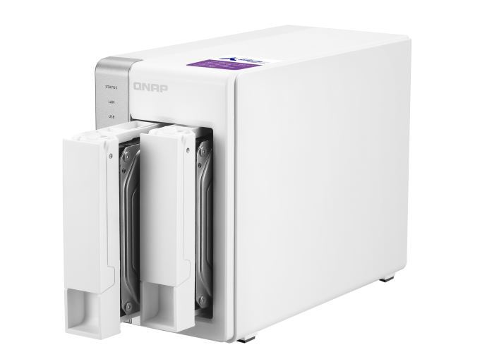 QNAP TS-231P NAS, 2BAY (NO DISK), 1GB, AL-212 DUAL CORE, USB 3.0(3), GbE(2), TWR, 2YR