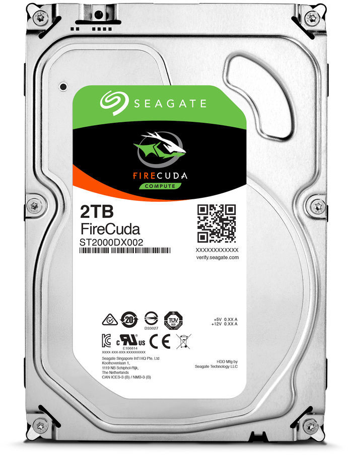 2TB Seagate FireCuda 3.5" SATA Hybrid SSHD image