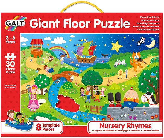 Buy Galt: Giant Floor Puzzle - Nursery Rhymes at Mighty Ape NZ