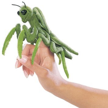 Folkmanis Mini Finger Puppet - Praying Mantis image