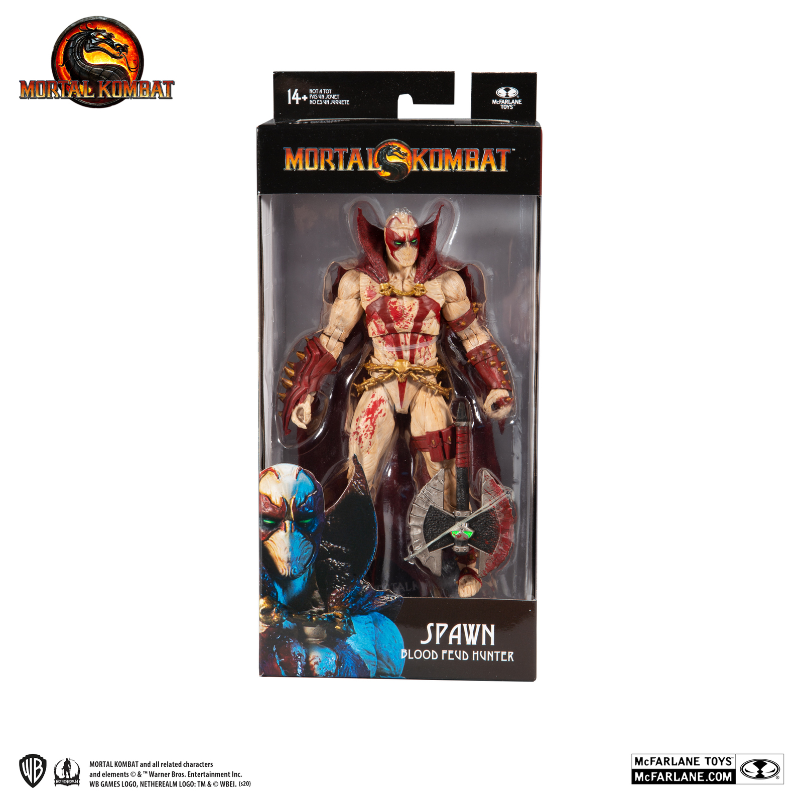 Mortal Kombat: Spawn (Blood Feud Hunter Skin) - 7" Action Figure