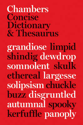 Chambers Concise Dictionary and Thesaurus image