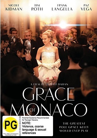 Grace of Monaco on DVD image