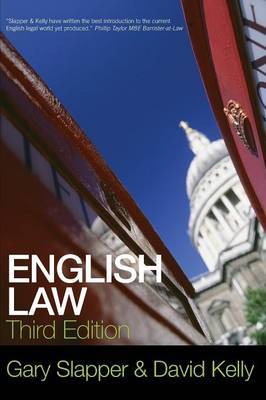 English Law by Gary Slapper image