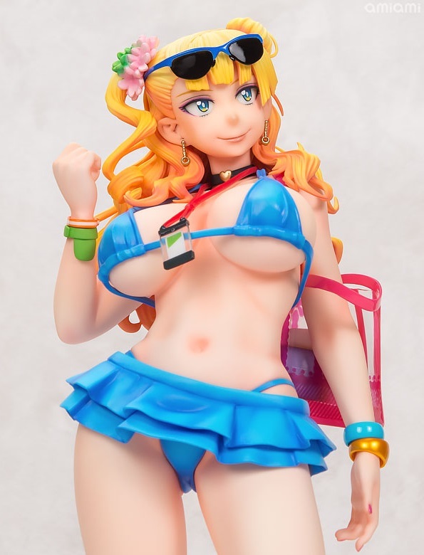 Please Tell Me! Galko-chan: 1/6 Galko-Chan (Swimsuit Ver.) - PVC Statue image