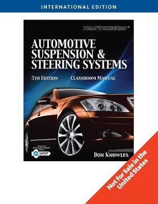 Today's Technichian: Automotive Suspension & Steering, International Edition by Don Knowles image