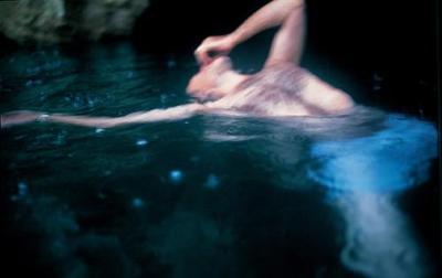 Guido floating, Levanzo, Sicily, 1999 image