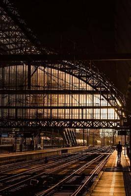 Mind Blowing Modern Railway Transportation Industry 150 Page Lined Journal by Mindblowing Journal image