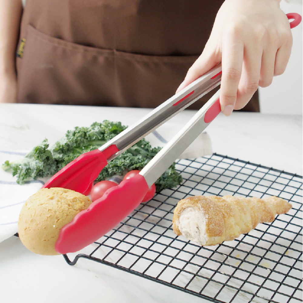 Ape Basics: Stainless Steel Cooking Tongs (Set of 2) image