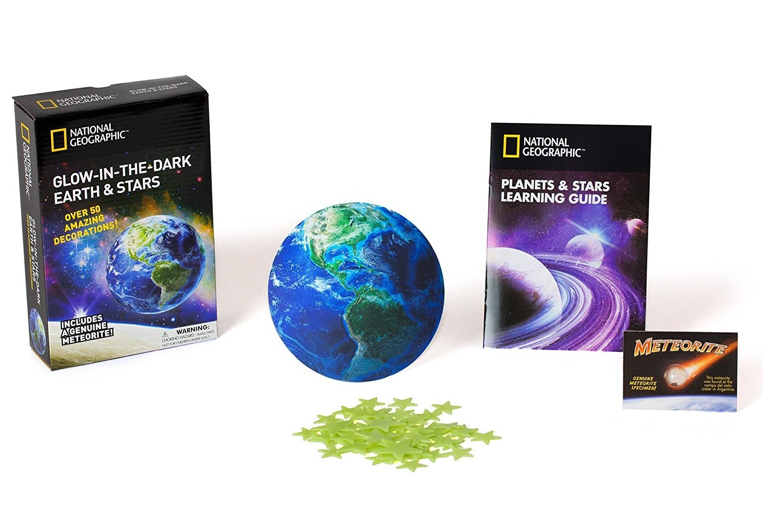 National Geographic: Glow in the Dark Earth & Stars - Science Kit