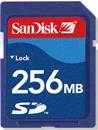 SanDisk SD SecureDigital 256MB Memory SanDisk SD SecureDigital 256MB Memory