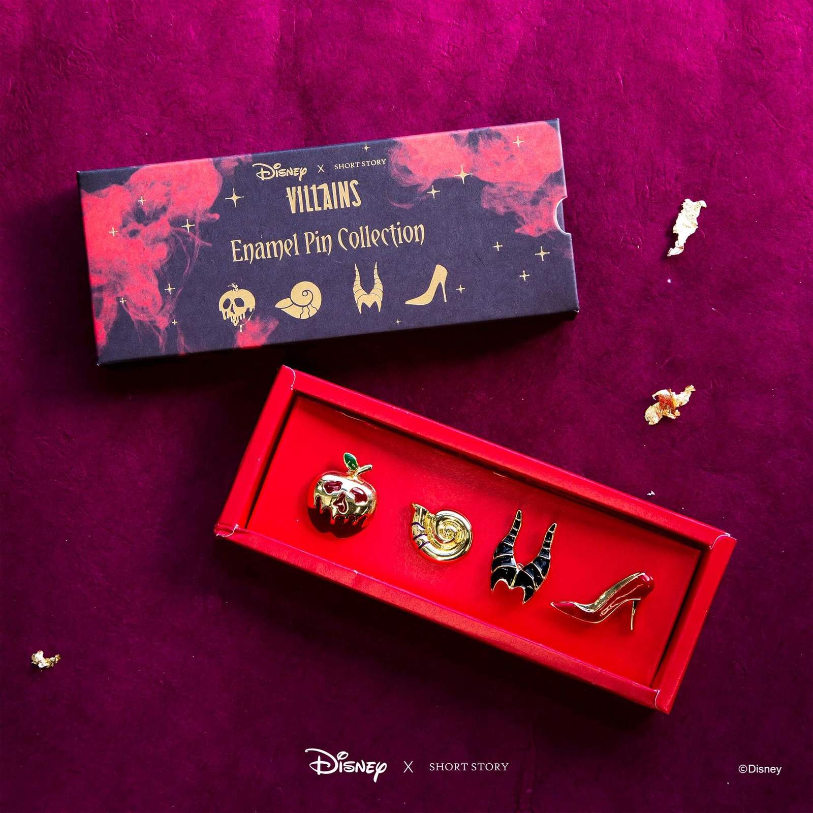 Short Story: Disney - Villains Pins Collection (4 Pack) image