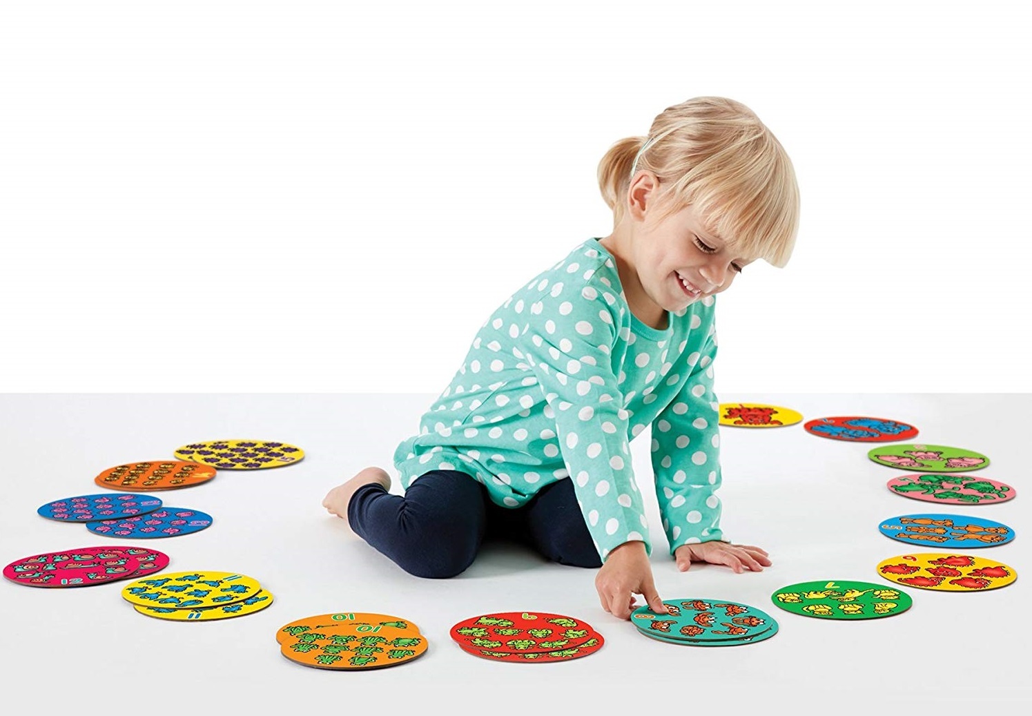 Orchard Toys: One Dog, Ten Frogs - Matching Game image