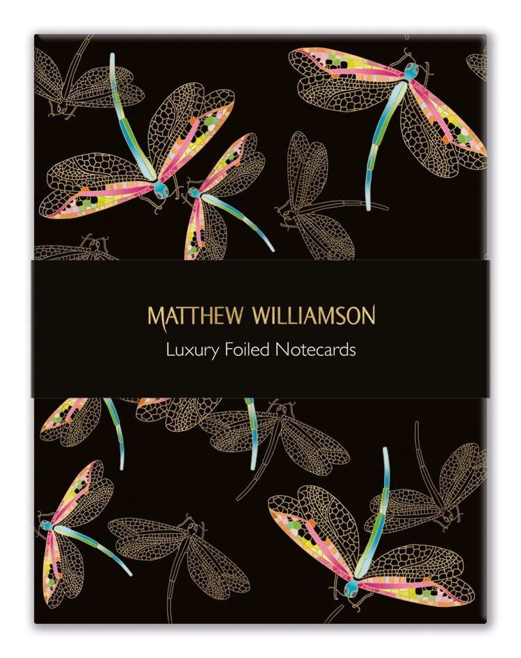Museums and Galleries: Dragonflies - Foiled Note-Cards image
