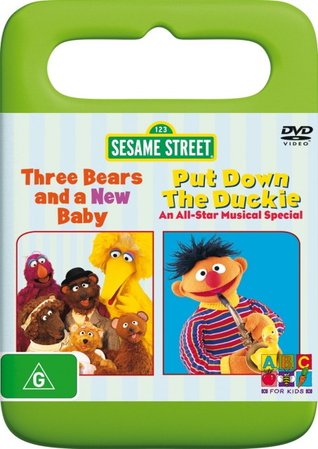 Sesame Street - Three Bears And A New Baby / Put Down The Duckie on DVD