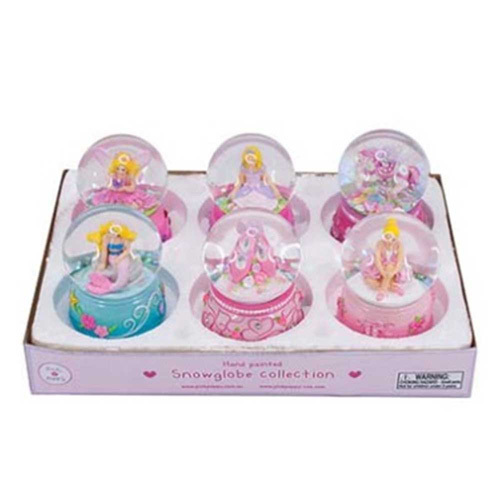 Pink Poppy: Girls Small Snow Globe image