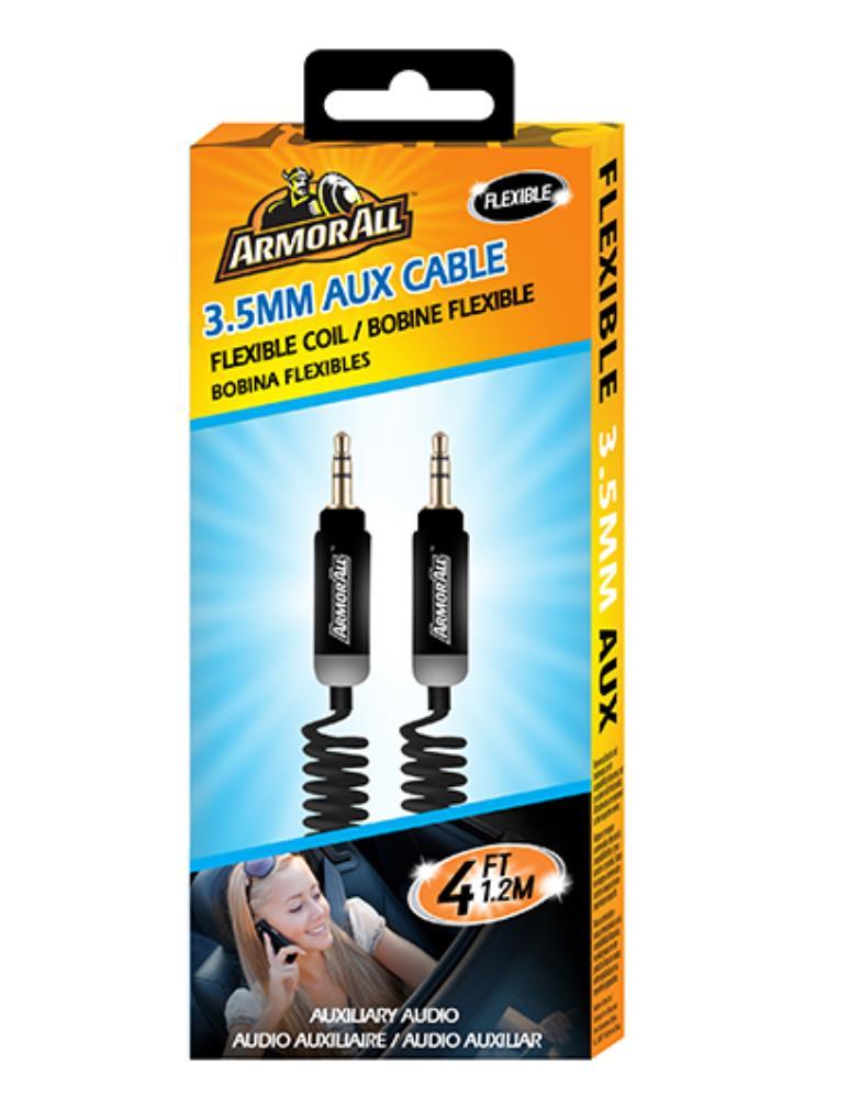 Armor All: 3.5mm Flexible Auxiliary Cable (1.2M) image