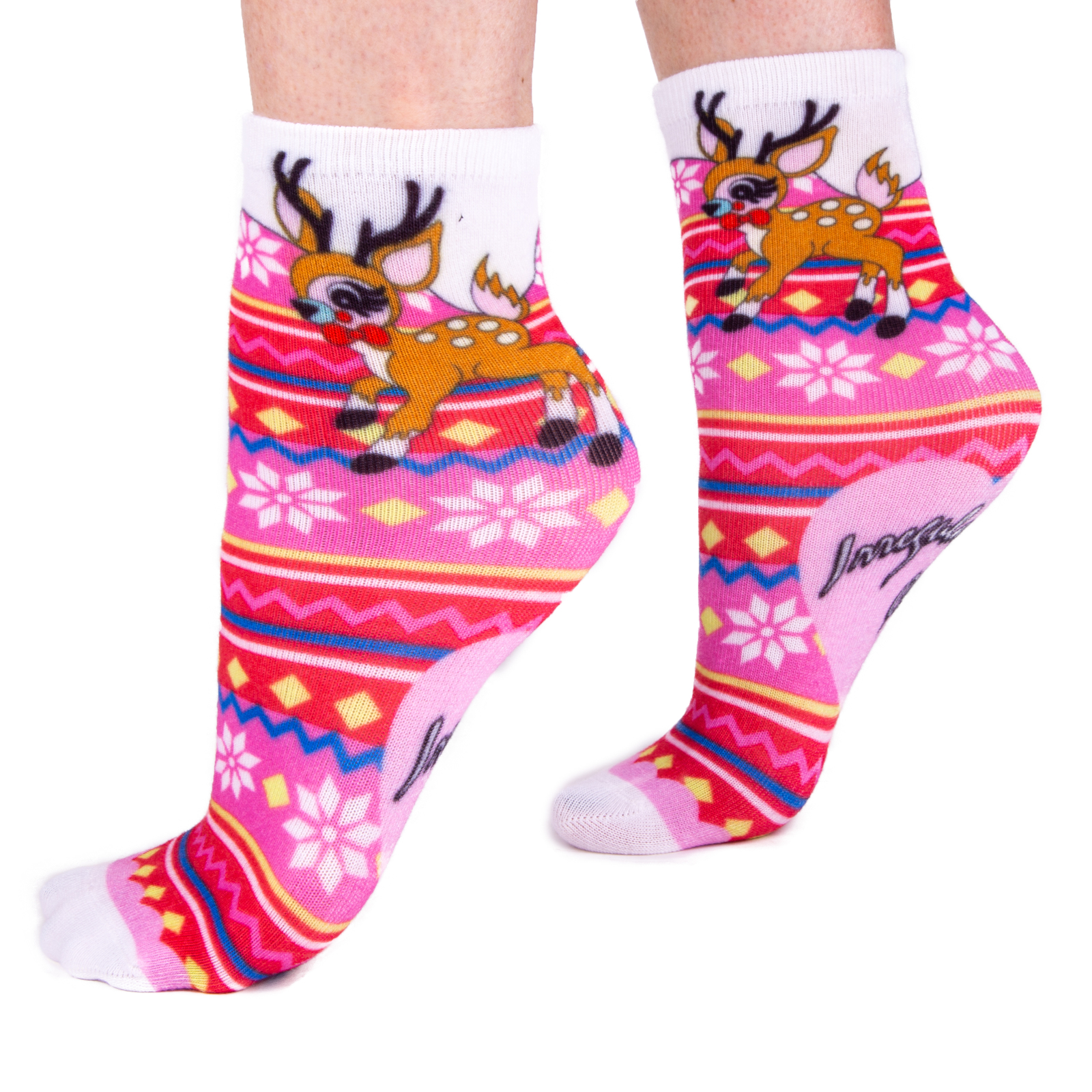 Irregular Choice: Reindeer Socks