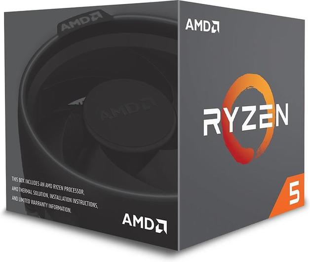 AMD Ryzen 5 1400 Quad-Core CPU with Wraith Stealth 65W cooler