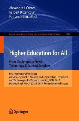 Higher Education for All. From Challenges to Novel Technology-Enhanced Solutions image