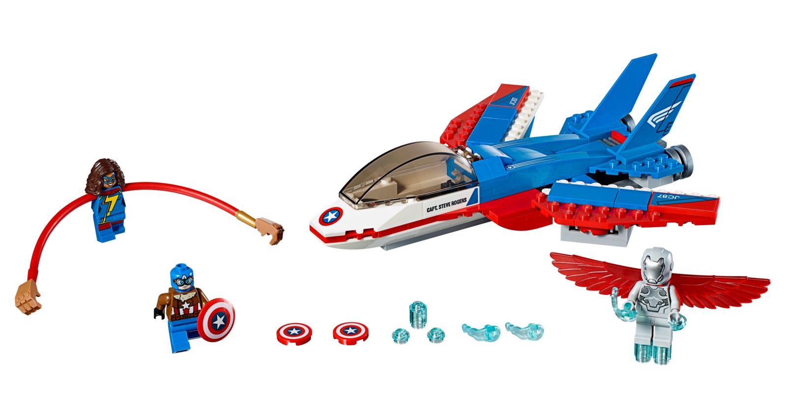 LEGO Super Heroes: Captain America Jet Pursuit (76076)